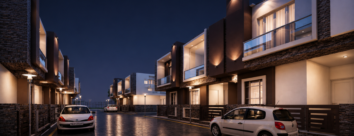 Row House Site Layout